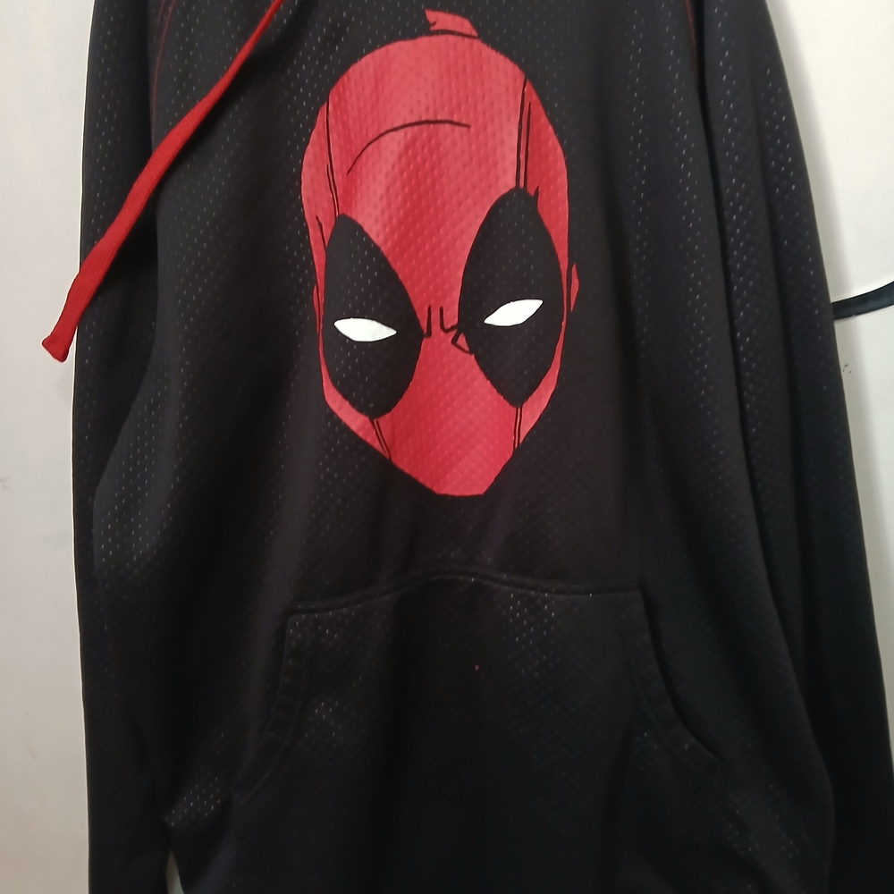 Marvel Black and Red Deadpool Sweater